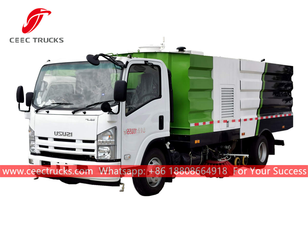 High quality ISUZU road cleaner truck for sale