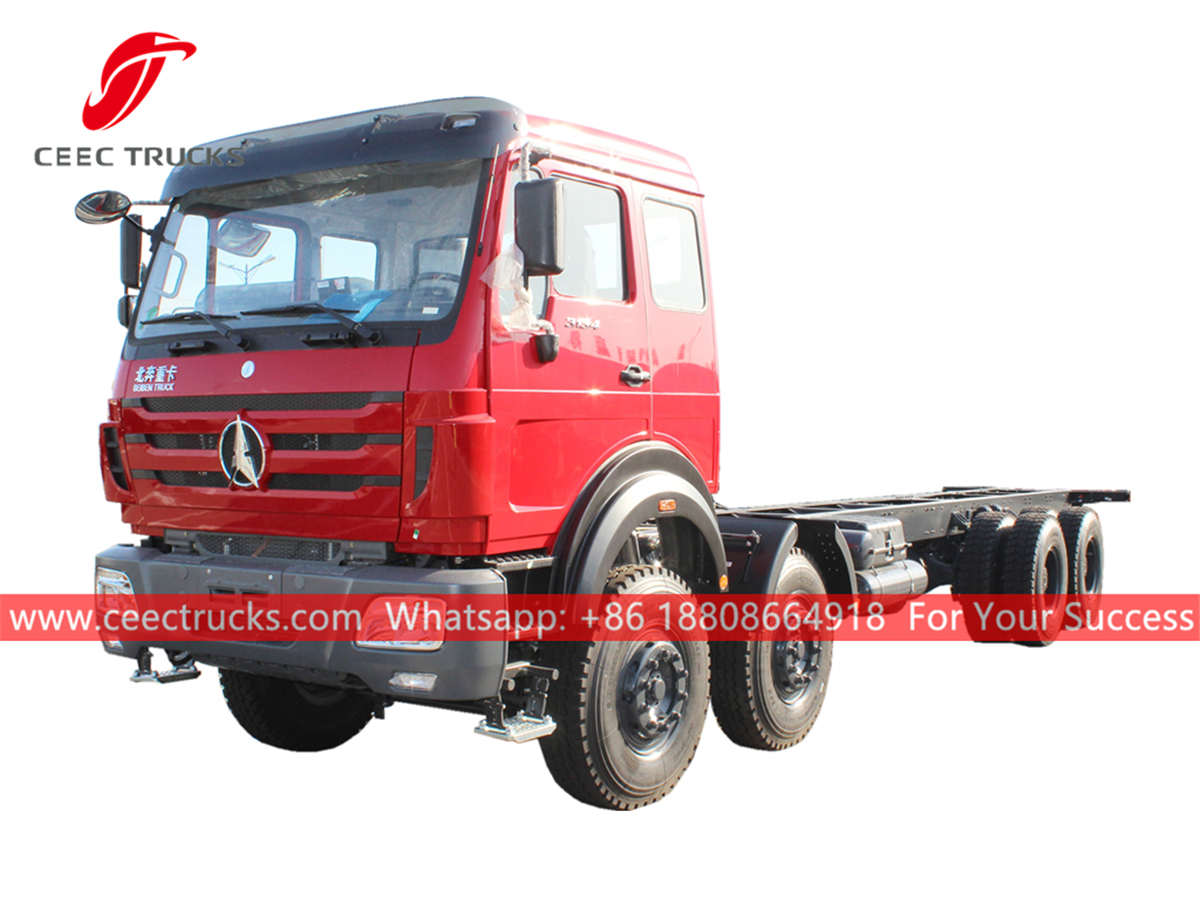 Beiben 8x4 trucks for Africa