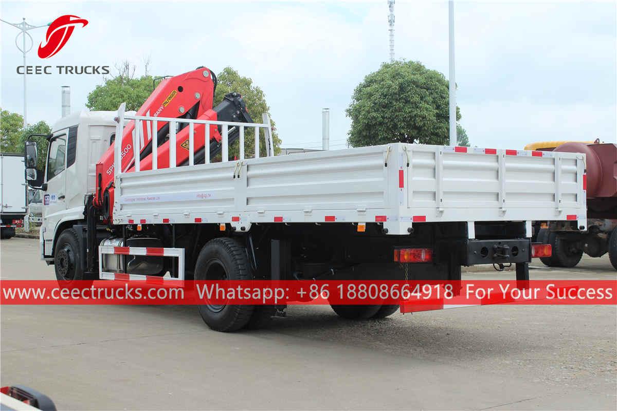 Boom crane truck Dongfeng