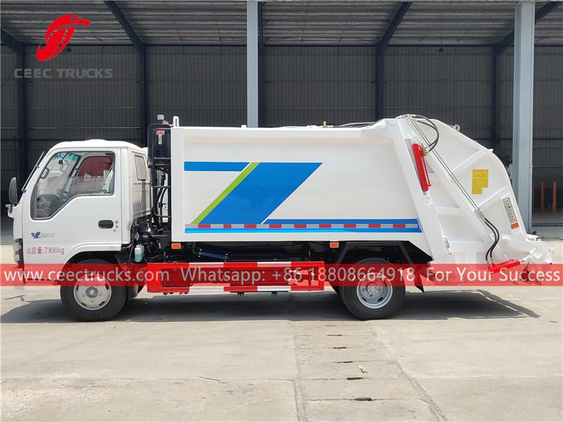 ISUZU 6CBM trash compactor truck