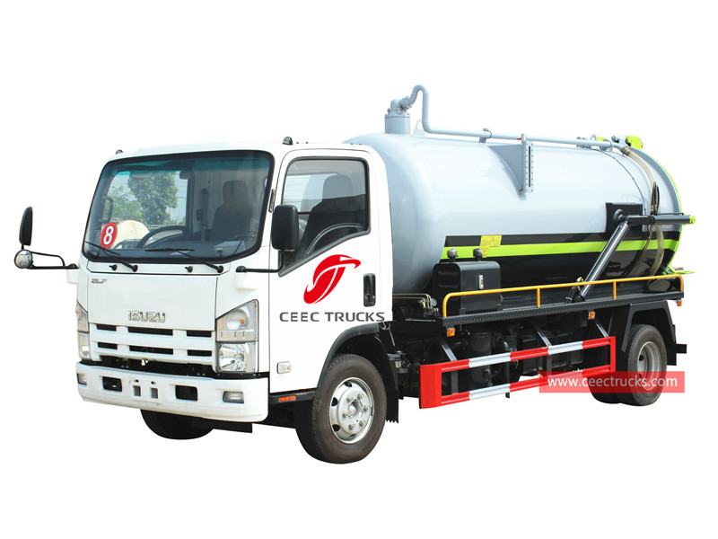 Camion d'aspiration des eaux usées ISUZU 4 × 2