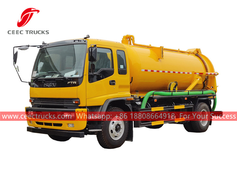 ISUZU FTR sewage suction truck