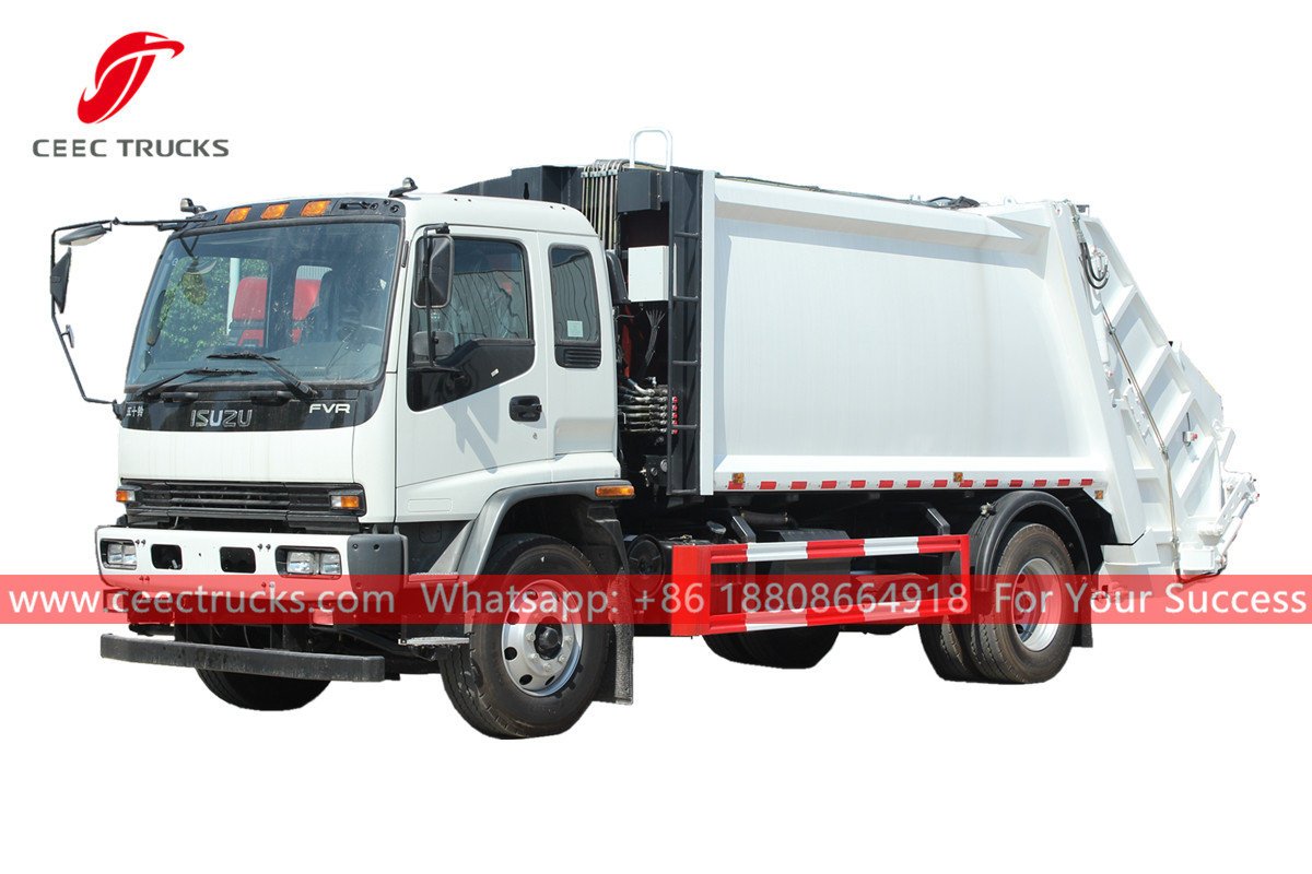 ISUZU FVR rubbish compactor truck