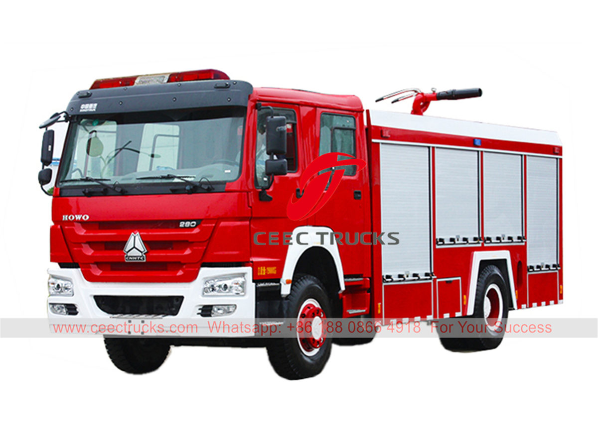 HOWO 6 wheeler fire engine