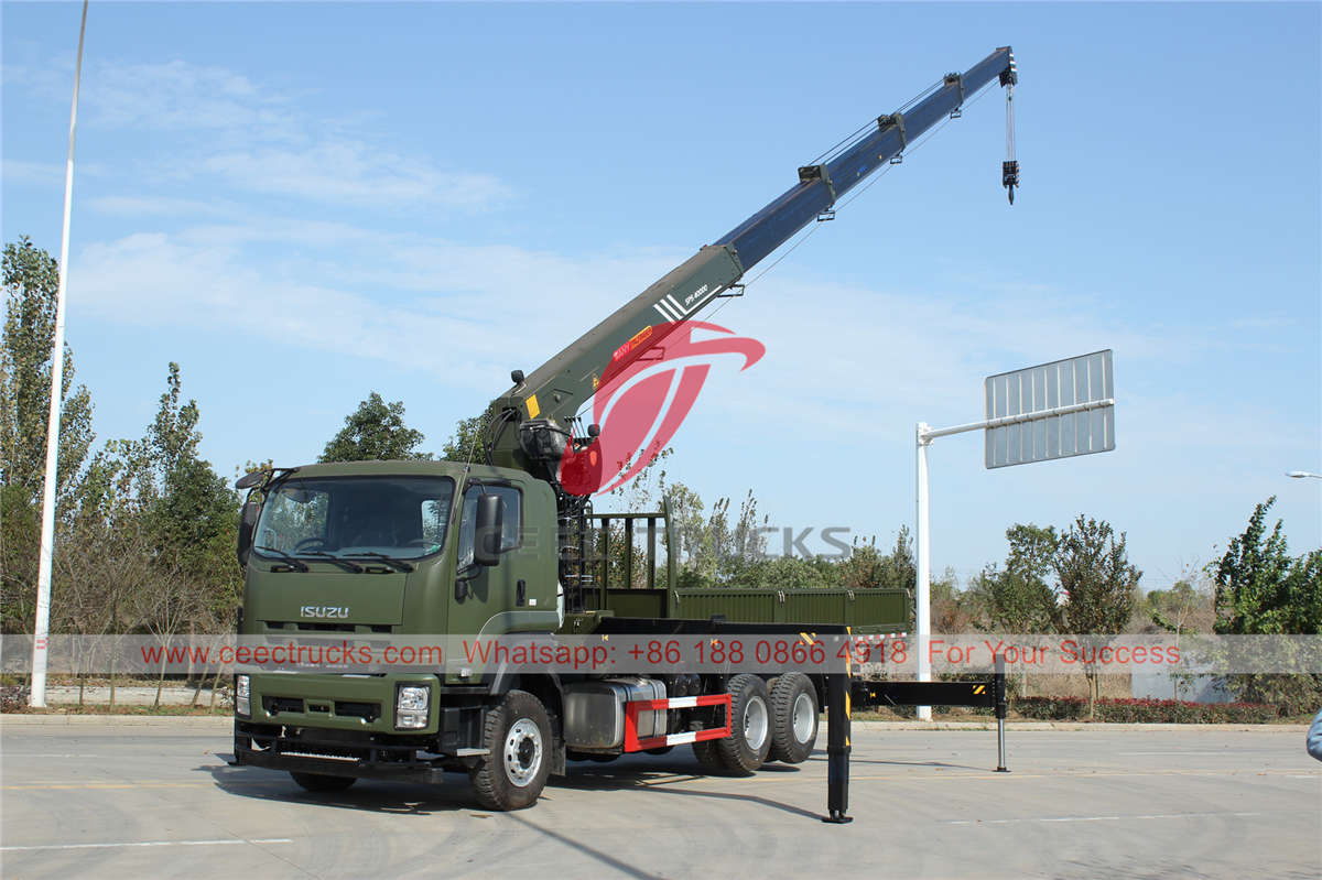 ISUZU VC46 truck mounted palfinger crane