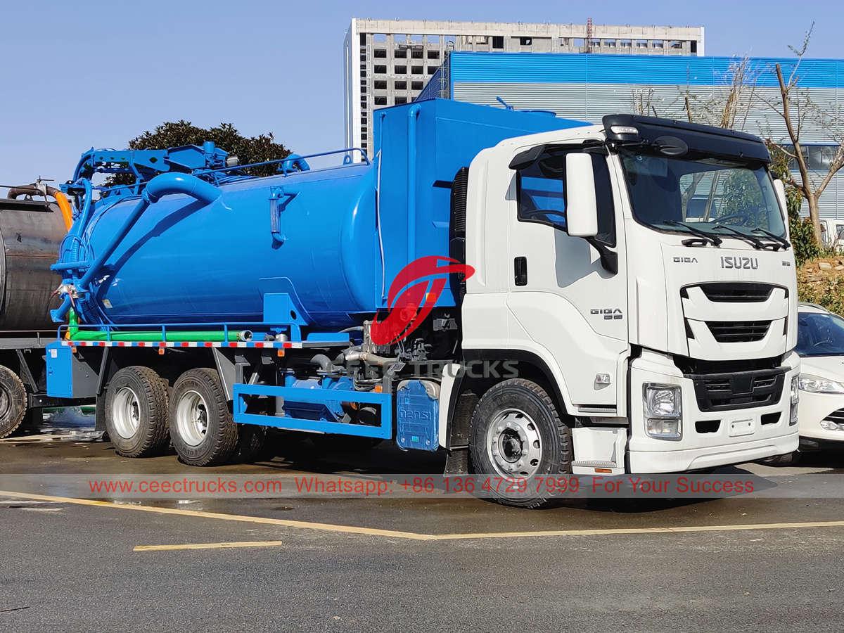 ISUZU GIGA high pressure sewer jetting truck