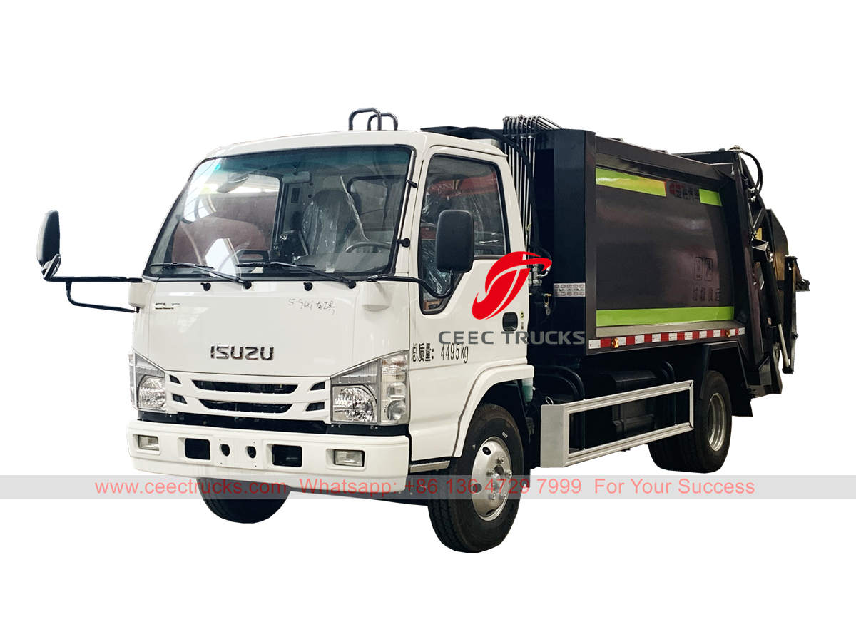 ISUZU ELF refuse compactor truck