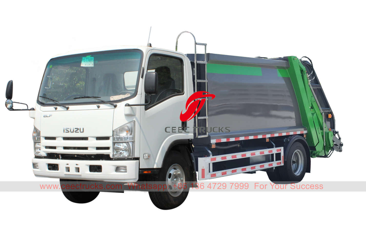 ISUZU 6 wheeler waste compression truck