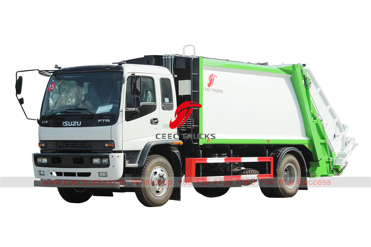 ISUZU FTR rear load garbage truck