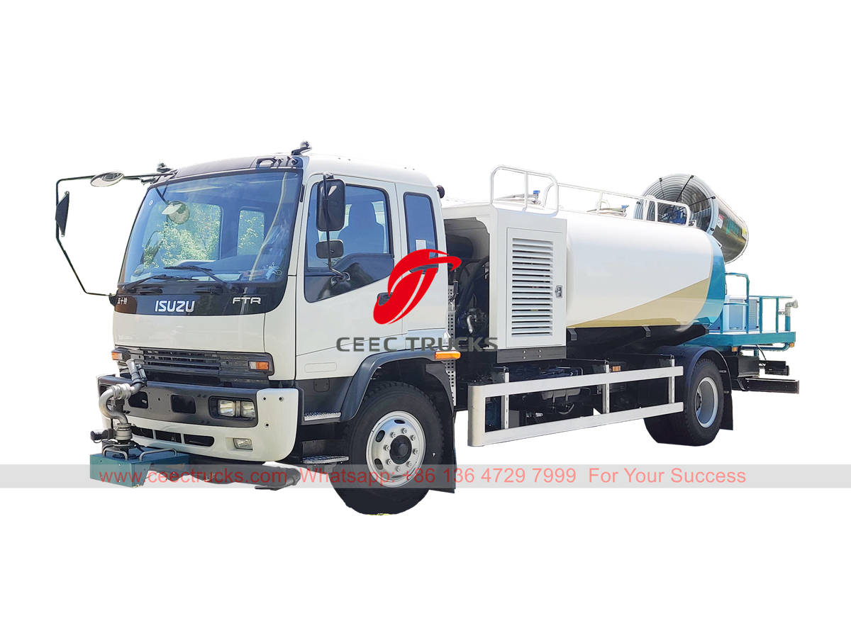 ISUZU FTR truck mounted dust suppression system