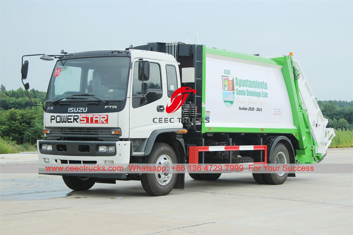 ISUZU FTR waste compressed truck 