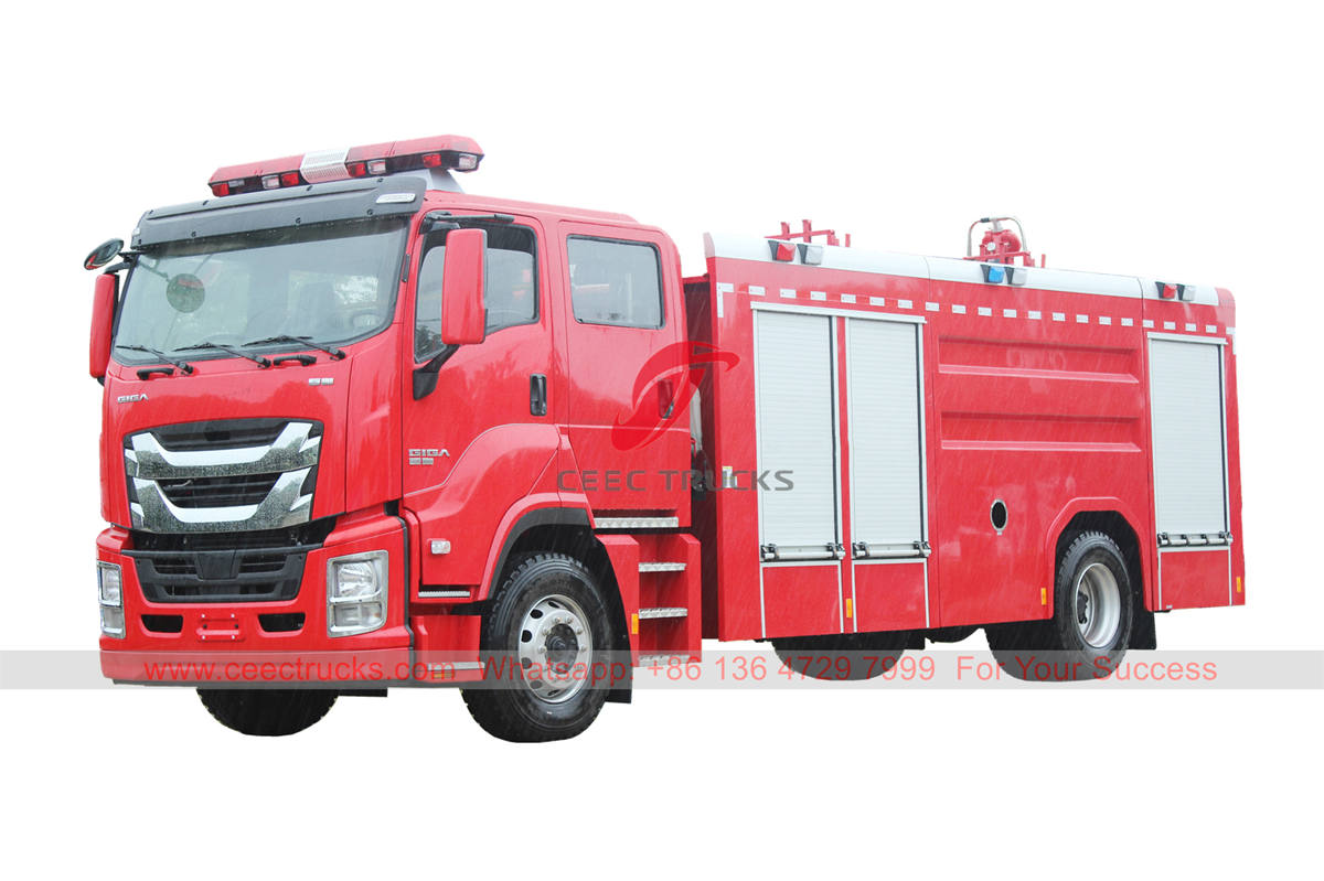 ISUZU GIGA 8 tons water fire truck