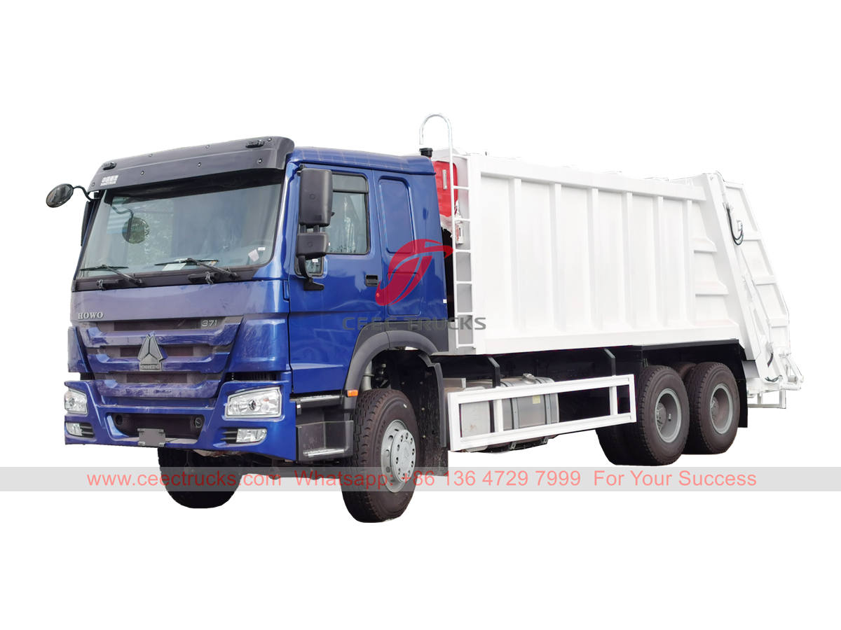 HOWO 6x4 garbage compactor