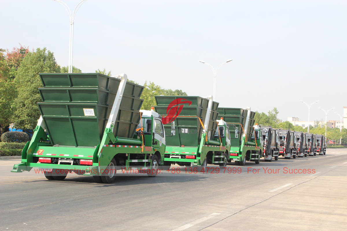China premium garbage truck manufacturer