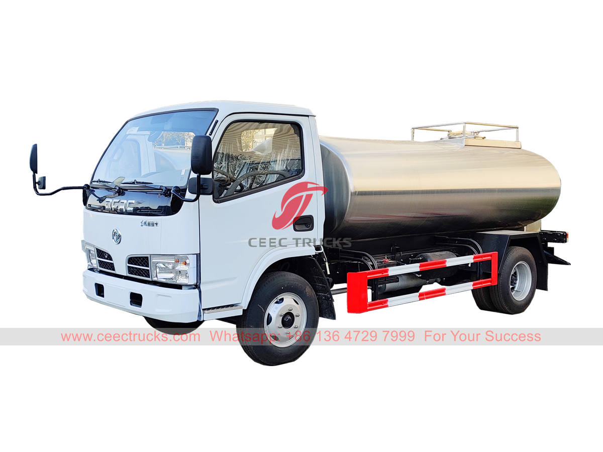 Dongfeng 5000 liters potable water tanker truck