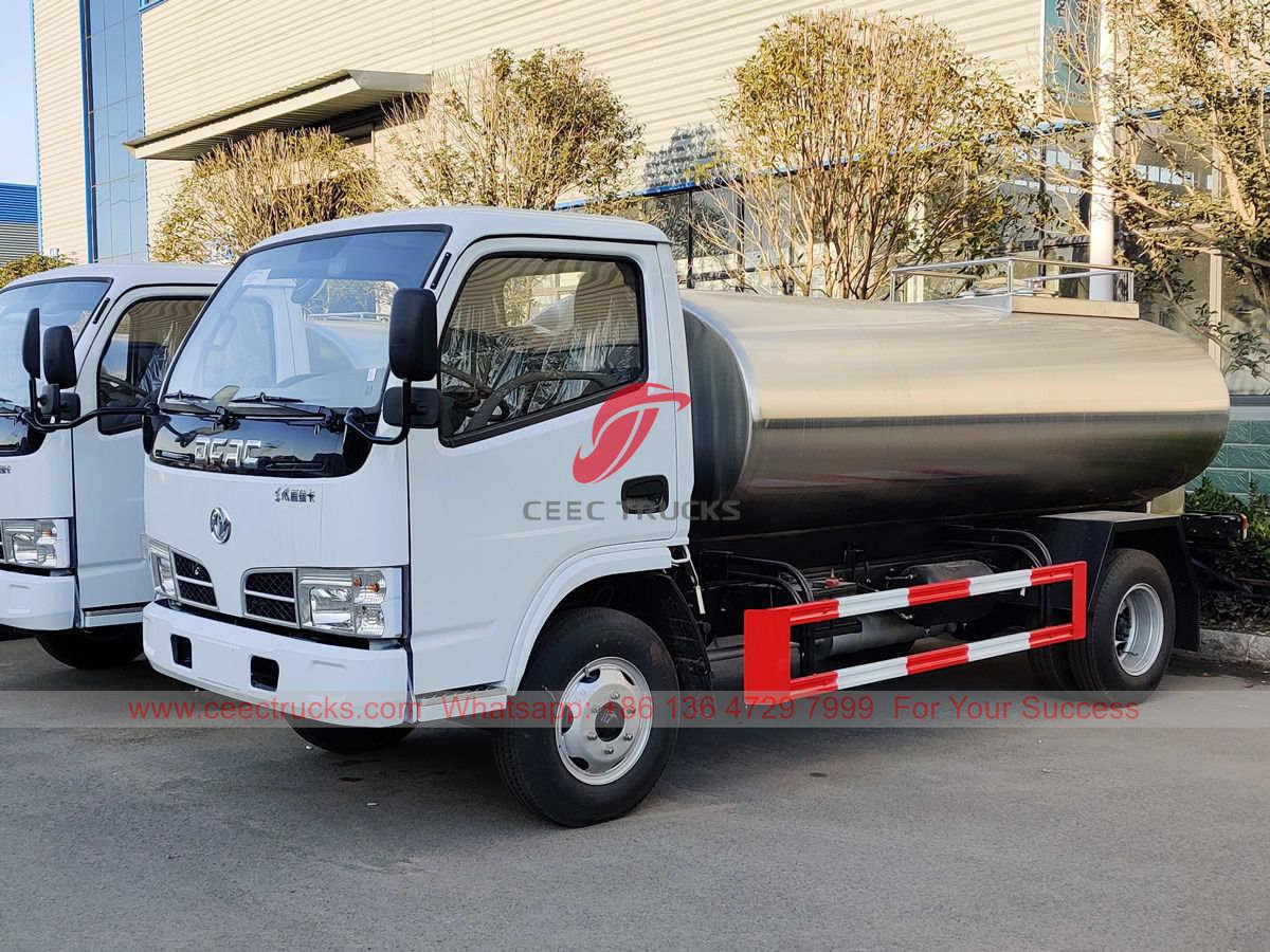 Dongfeng 6 wheeler drinking water transportation truck