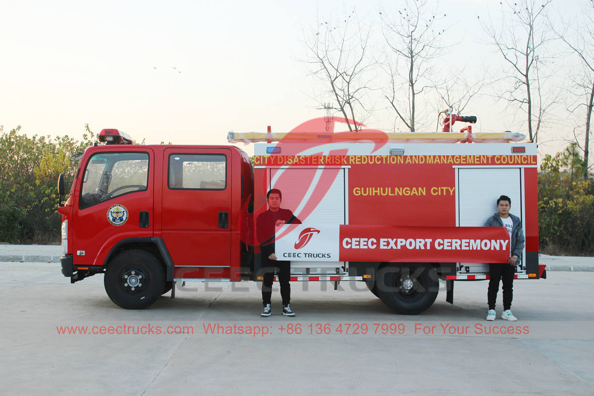 ISUZU fire rescue truck supplier in China