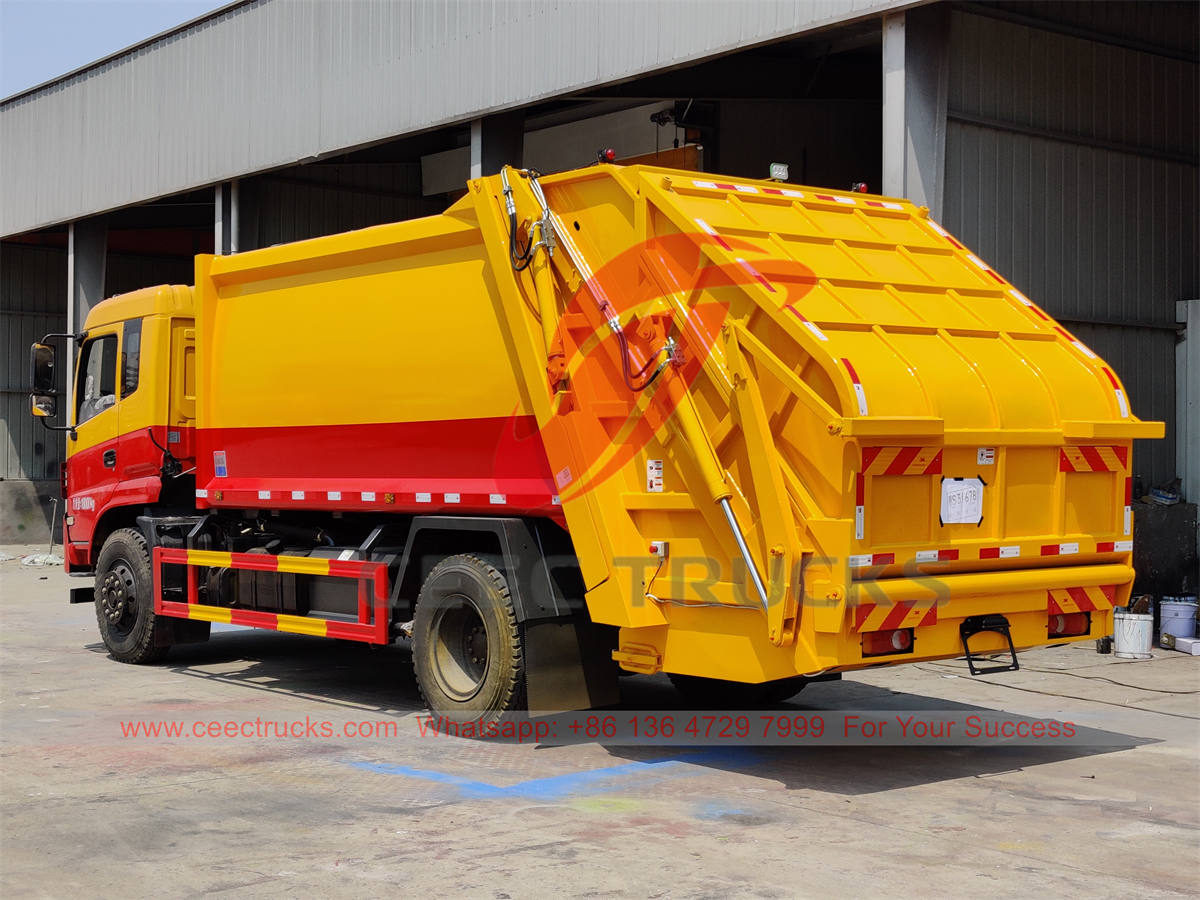 Camion à ordures chargeur arrière Dongfeng prix usine