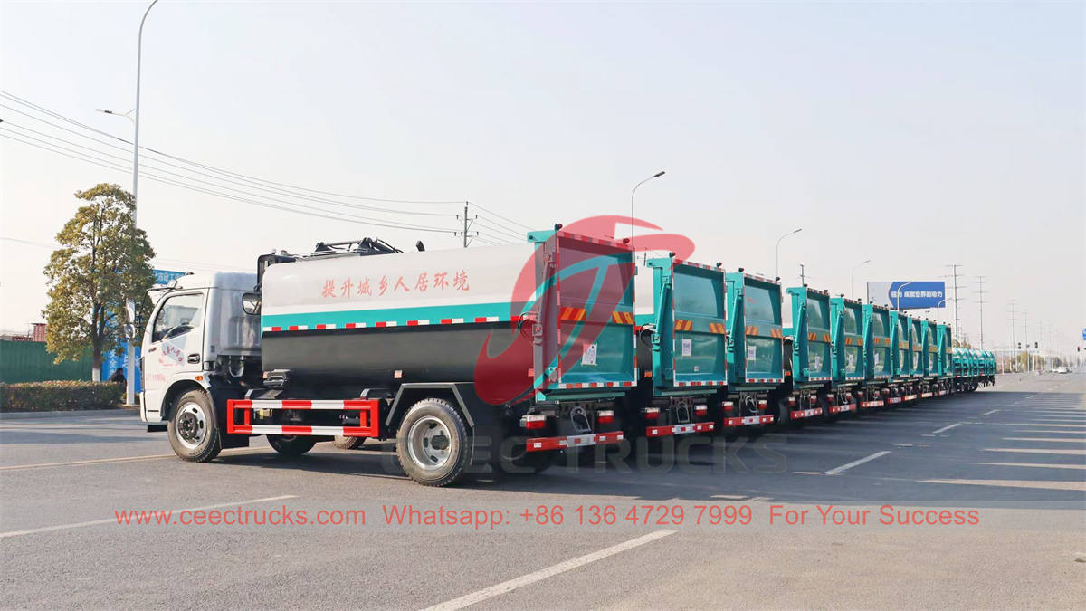 Dongfeng waste collecting trucks from CEEC TRUCKS