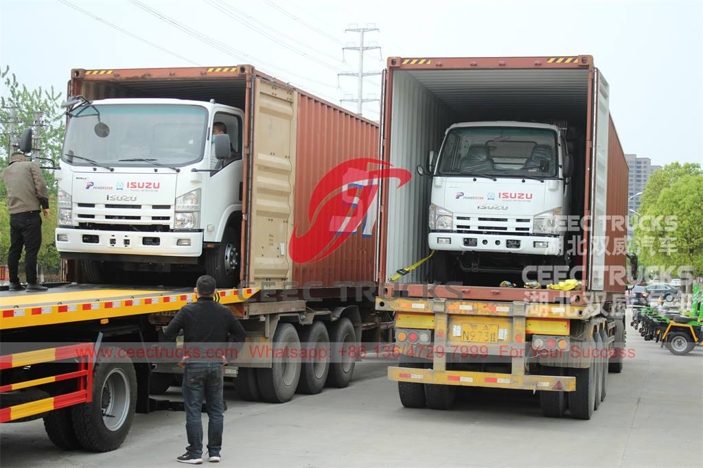 Fournisseur de camions de compression des ordures ISUZU