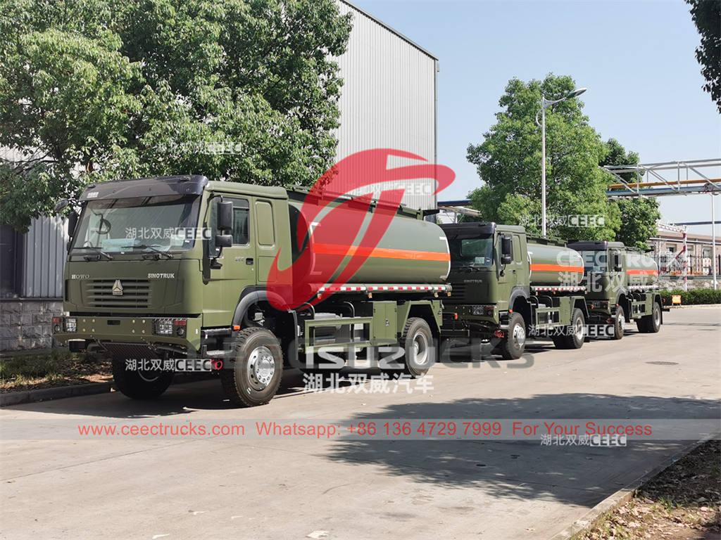 HOWO 4 × 4 camions-citernes diesel à traction intégrale à vendre
