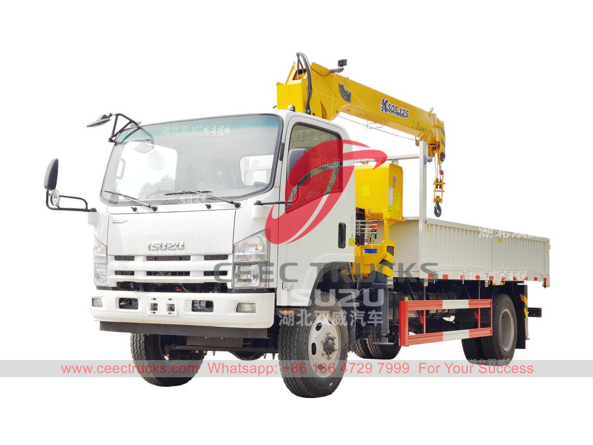 Grue sur camion ISUZU 700P 4 × 4 personnalisée à vendre