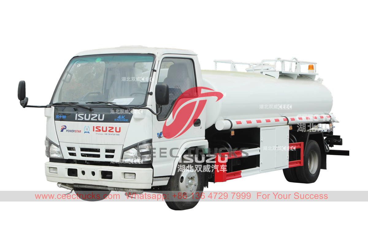 ISUZU NQR/600P 5000 litres tonneau à eau en acier inoxydable à vendre