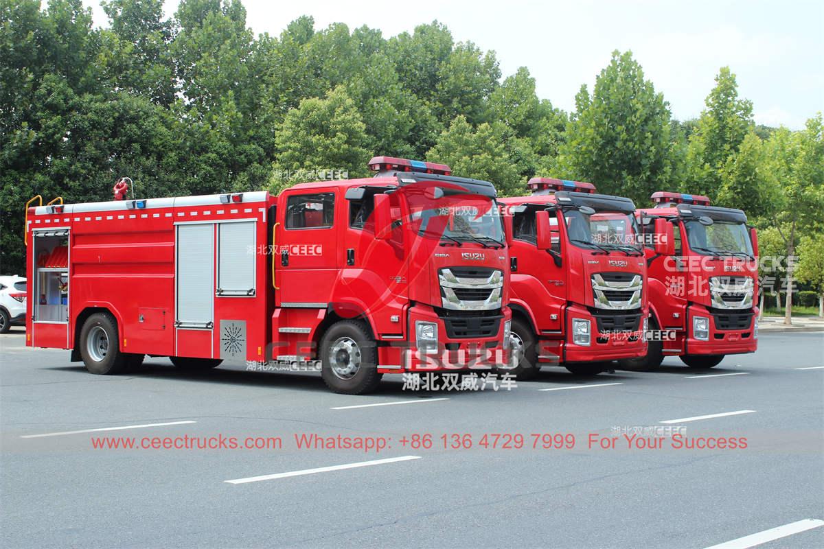 Camion de lutte contre l'incendie japonais ISUZU GIGA 4 × 2 à vendre