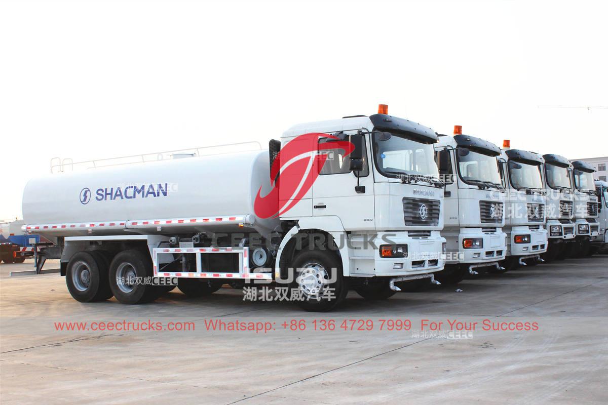 Chine Shacman 20000 litres de camions-citernes d'eau à vendre