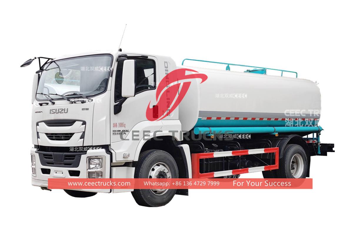Camion de pulvérisation d'eau sur mesure ISUZU GIGA 6 roues à vendre