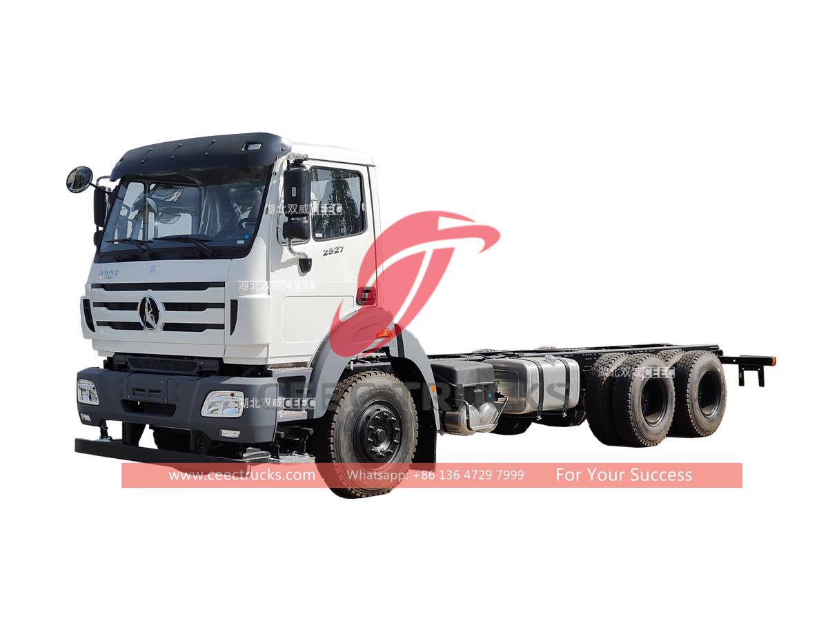 Châssis Beiben 6 × 4 270HP pour camion à benne basculante à vendre
