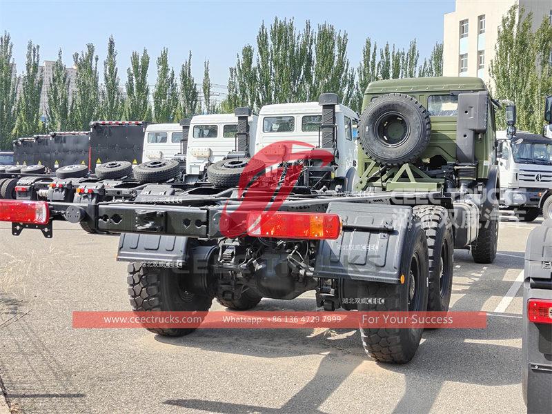 Beiben 6Ã—6 NG80 tractor unit with single tires