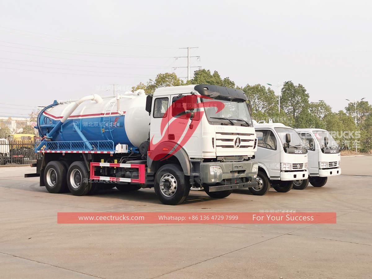 3 unités de camions-citernes sous vide exportées au Congo