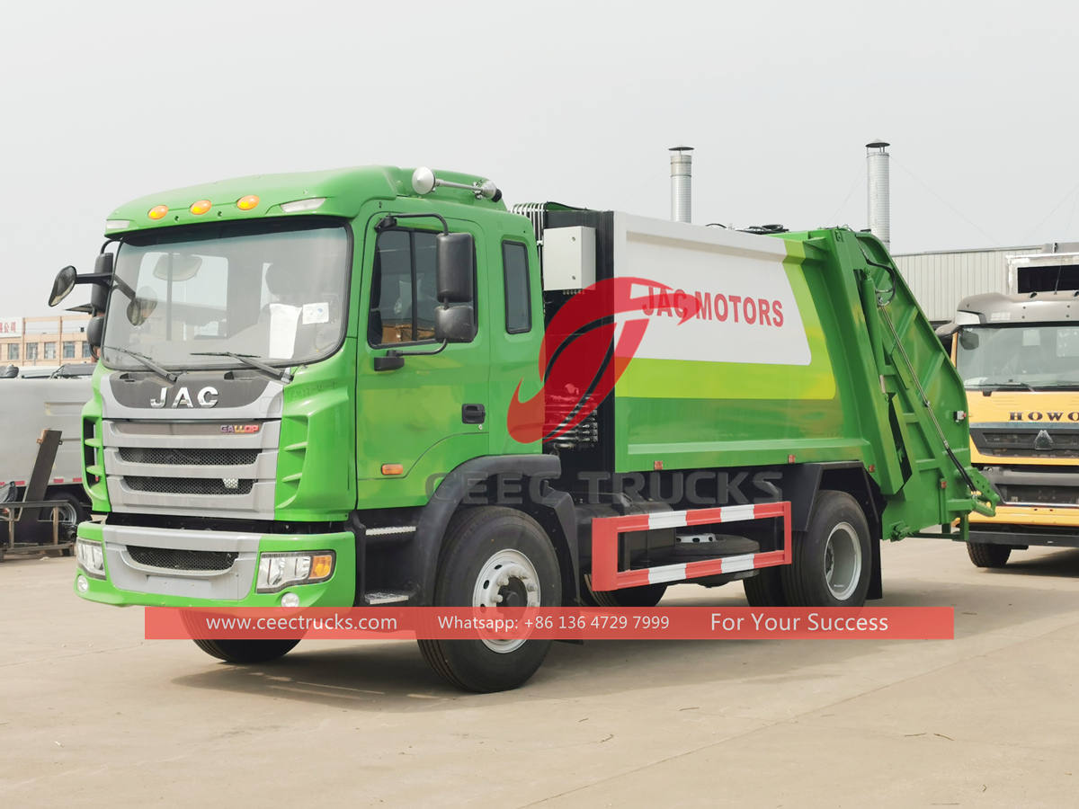 Camion compacteur de déchets JAC 4 × 2 prix d'usine à vendre