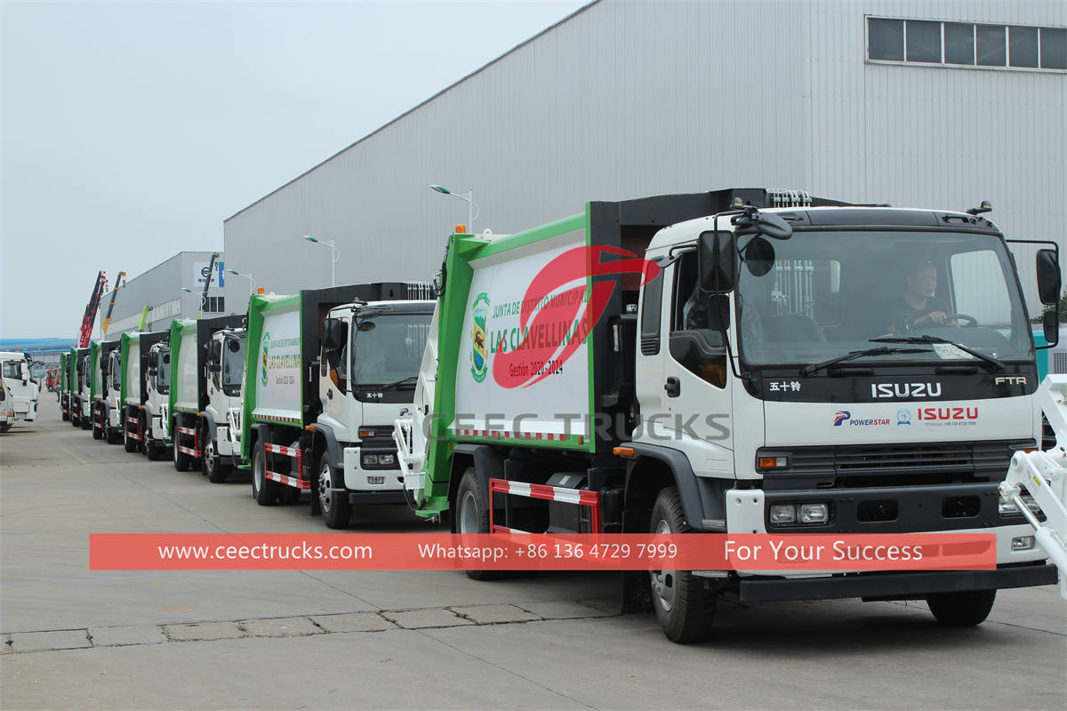 Premier fabricant chinois de camions compacteurs de déchets