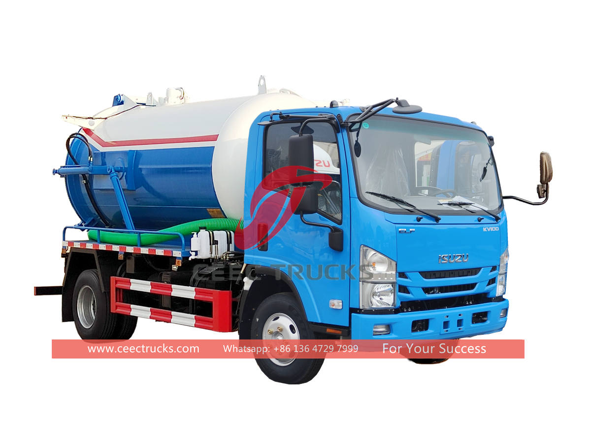 Camion pompe à eaux usées ISUZU 5000 litres proposé à vendre