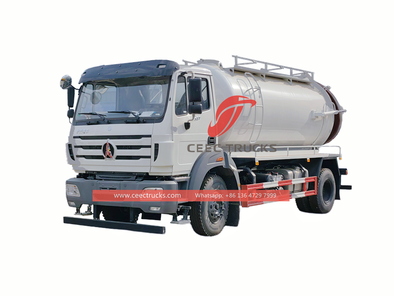 Camion-citerne d'eaux usées de 14 000 litres
