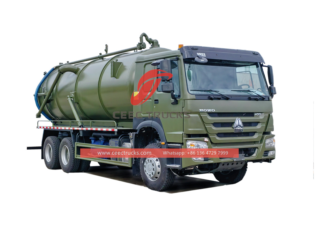Camion-citerne d'eaux usées Howo 20 000L
