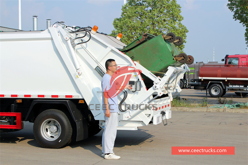 camion compacteur d'ordures philippin isuzu