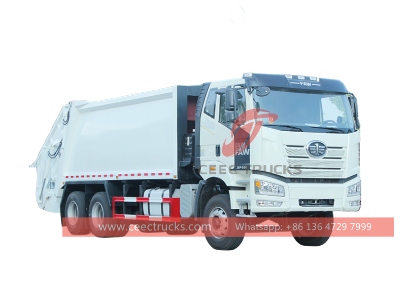 Camion compacteur de déchets mobile FAW 20CBM