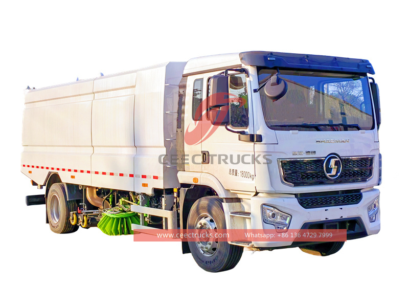 Camion balayeuse Shacman 9000L