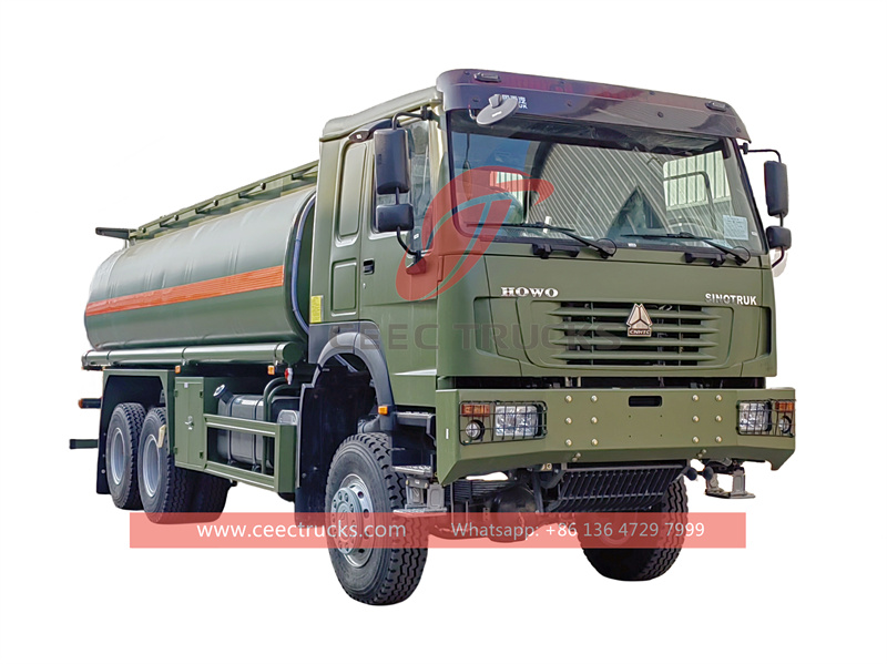 Camion-citerne de livraison de carburant HOWO 6x6