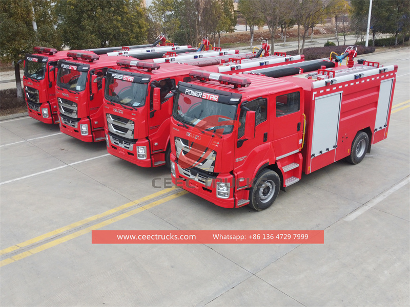 Camion de lutte contre l'incendie Isuzu GIGA 8000L