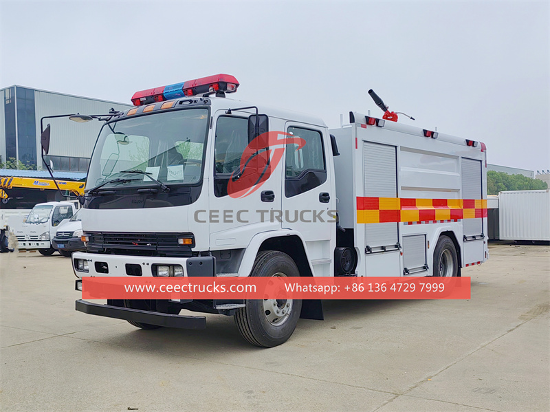 Camion de lutte contre l'incendie Isuzu FTR 8CBM