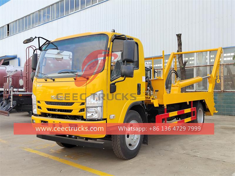 ISUZU NPR 6CBM skip loader truck