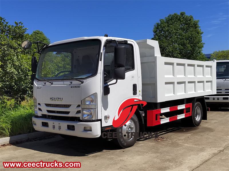 Isuzu KV100 sand delivery dump truck