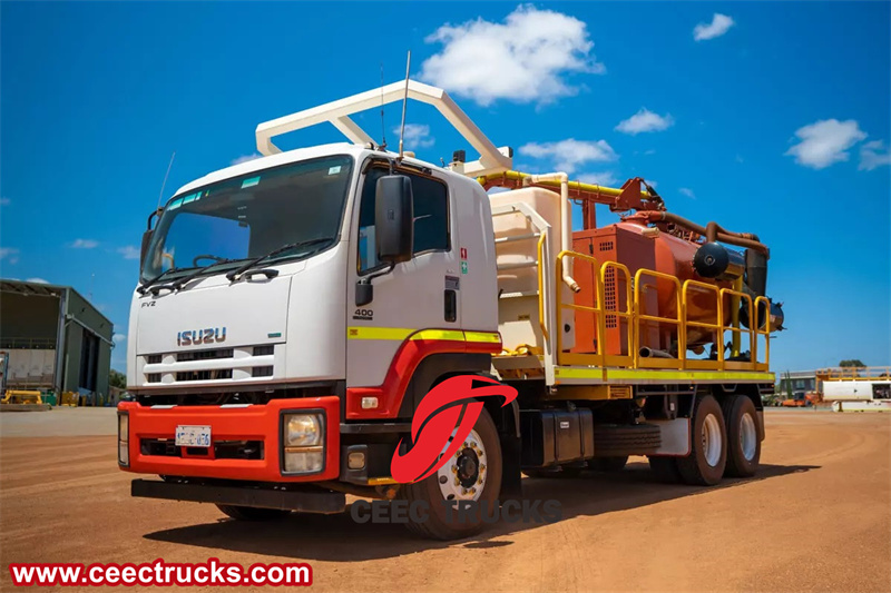 Isuzu FVZ 6X4 sewer suction truck