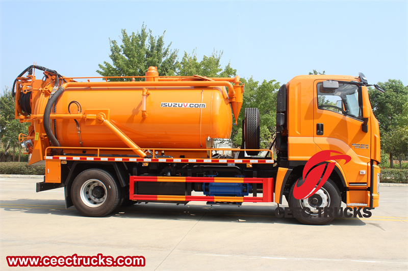 Isuzu new FVR sewage suction truck