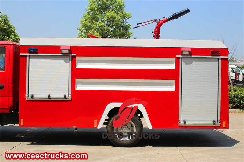 Fire truck tank