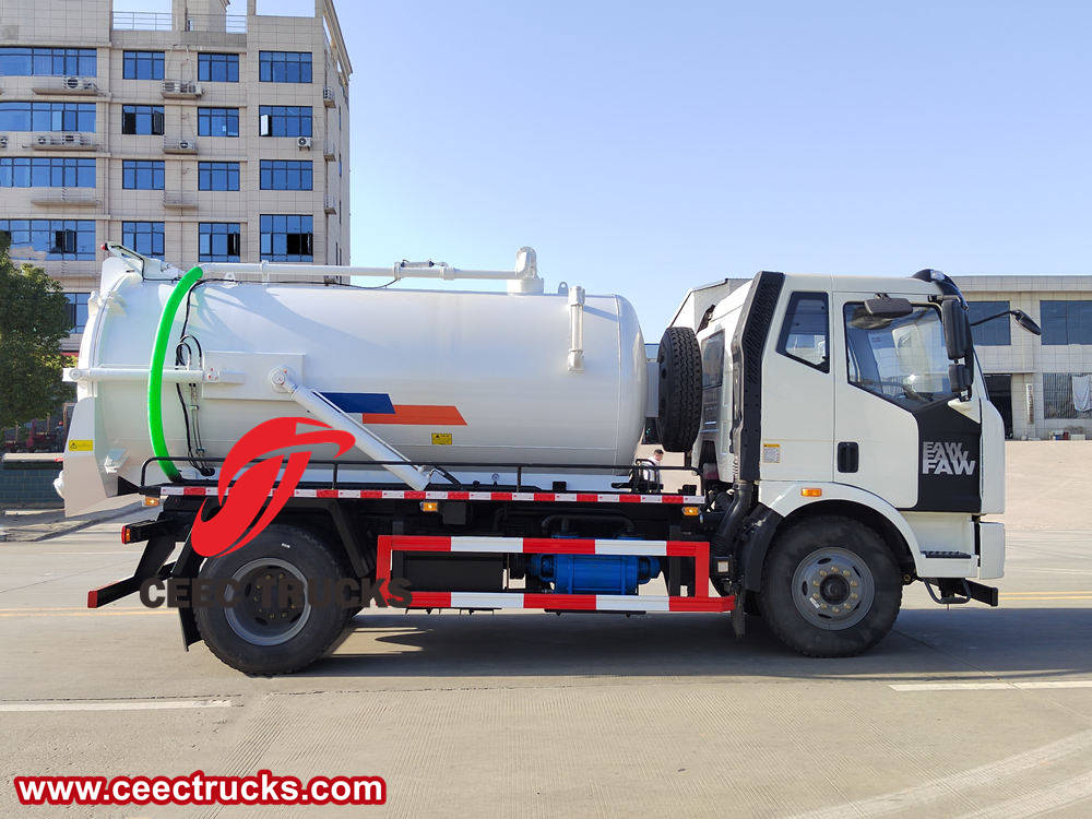 FAW septic pump truck